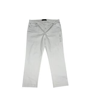 Gap Universal Slim Boyfriend White Jeans Size 16/33